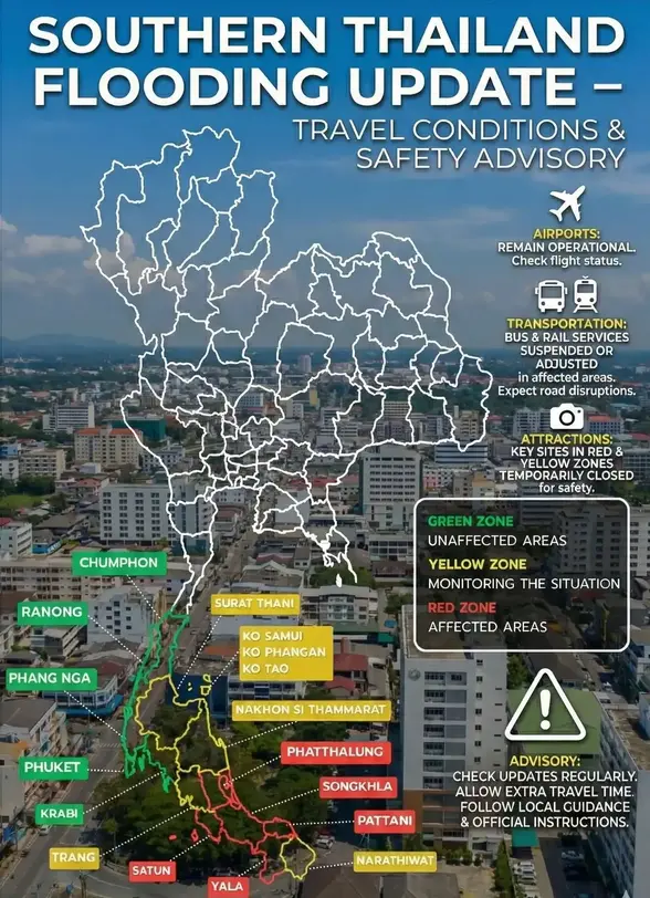 thai flood news update 28 nov 2025